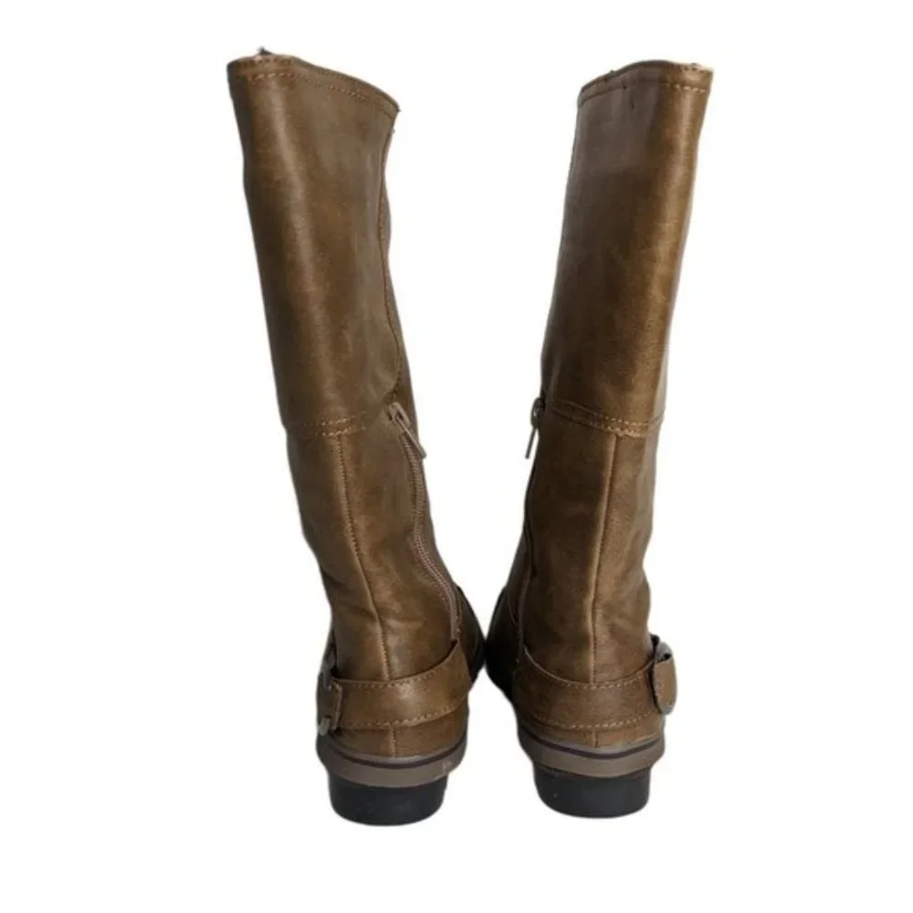 Thinsulate 3M Tall Buckled Winter Boots 200 Count - Brown - Size 7 EUC